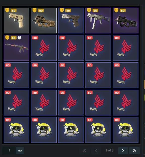 CS275 Prime ENABLED | P90 Vent Rush, UMP Arctic Wolf, M4A1-S Nitro, Glock Oxide Blaze, M4A4 Steel Work and many stickers including Mongolz Stickers.